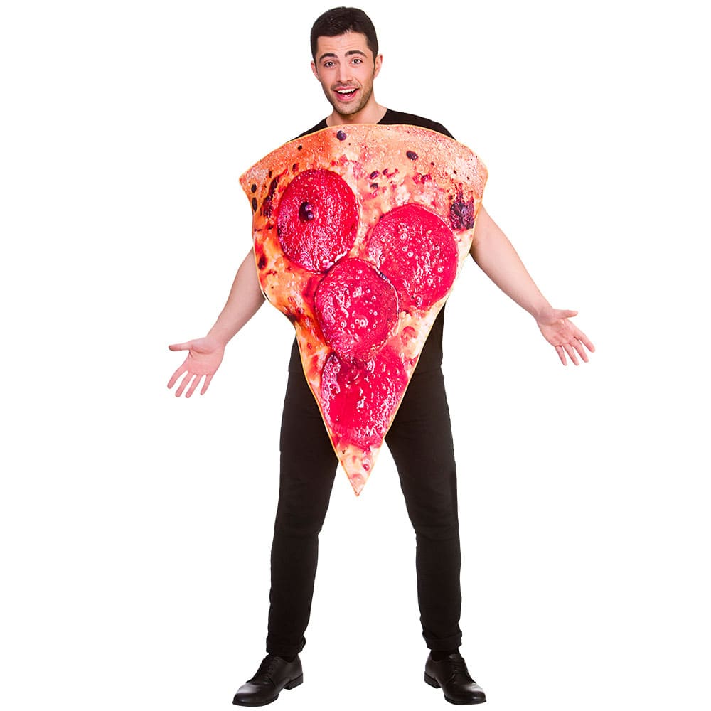 Funny Pepperoni Pizza Slice Adult Costume