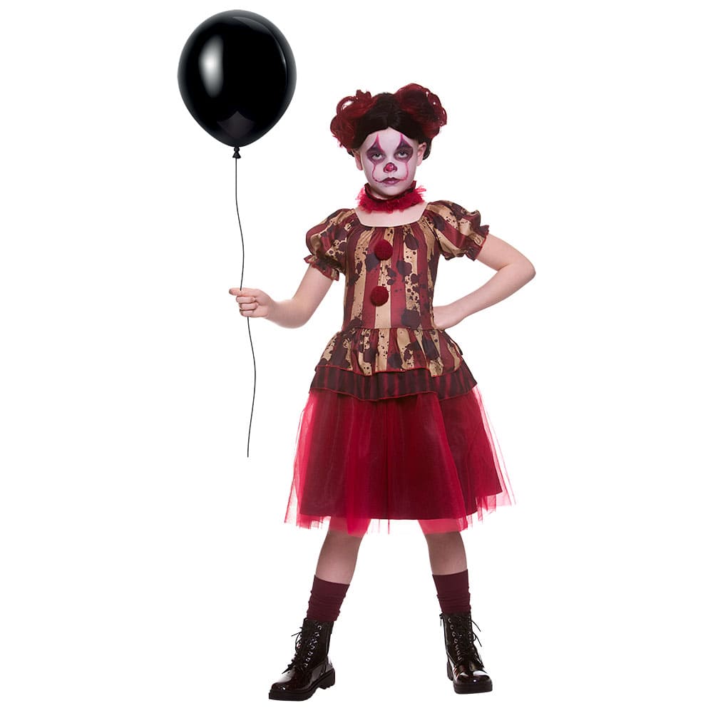 Girl's Vintage Circus Clown