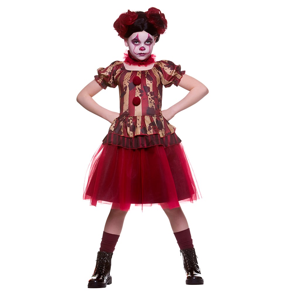 Girl's Vintage Circus Clown