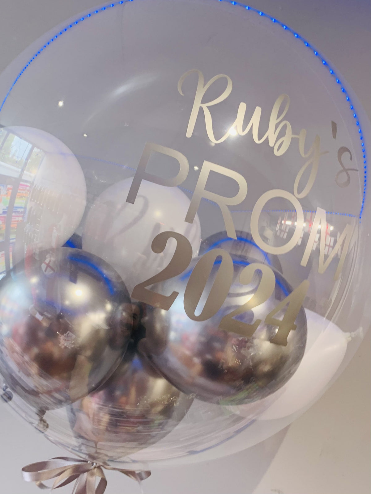 24" Personalised PROM 2025 Bubble Balloon