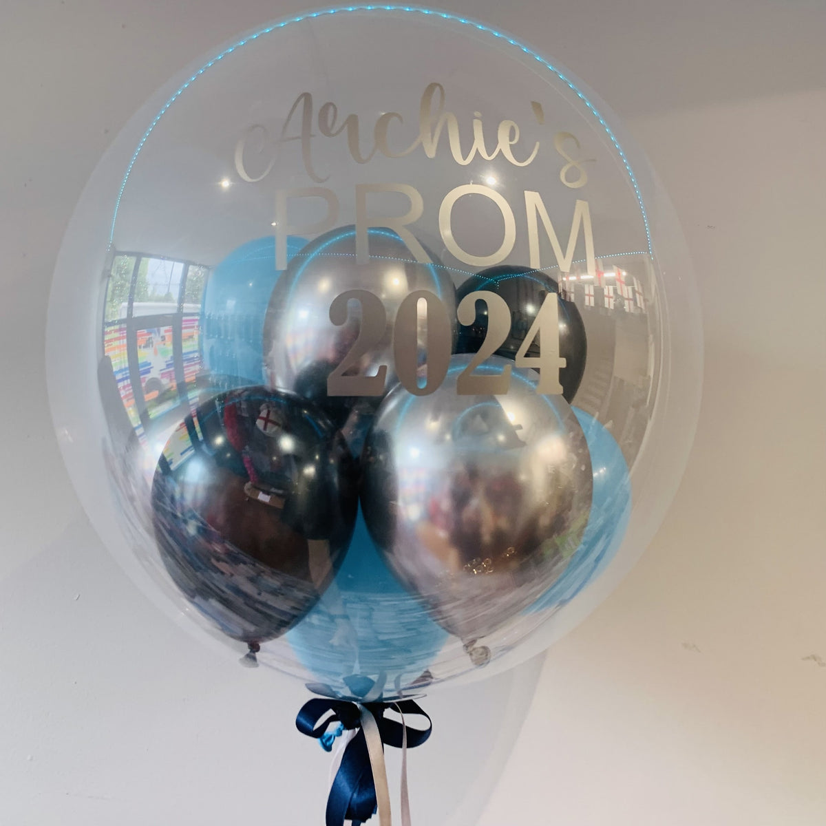 24" Personalised PROM 2025 Bubble Balloon