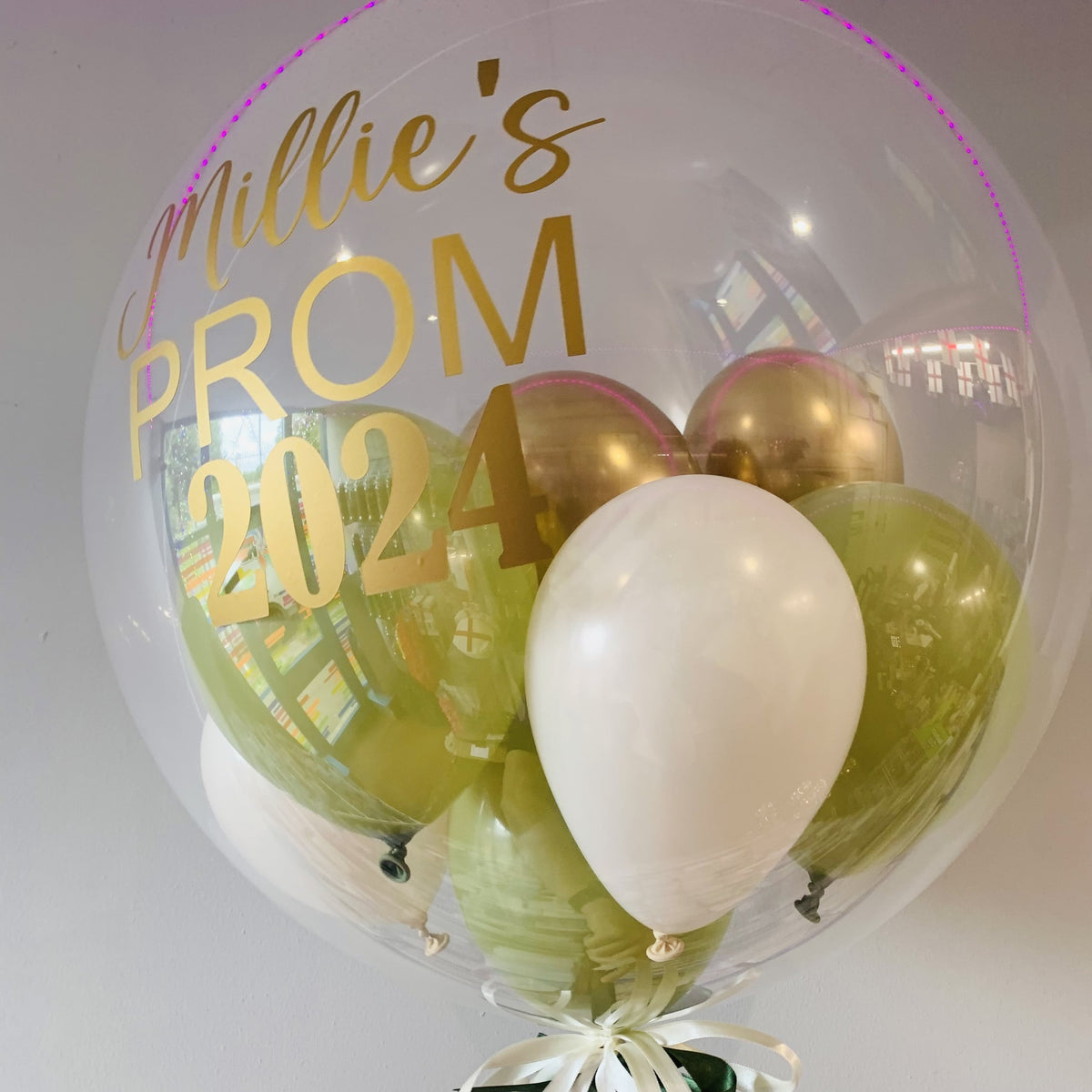 24" Personalised PROM 2025 Bubble Balloon