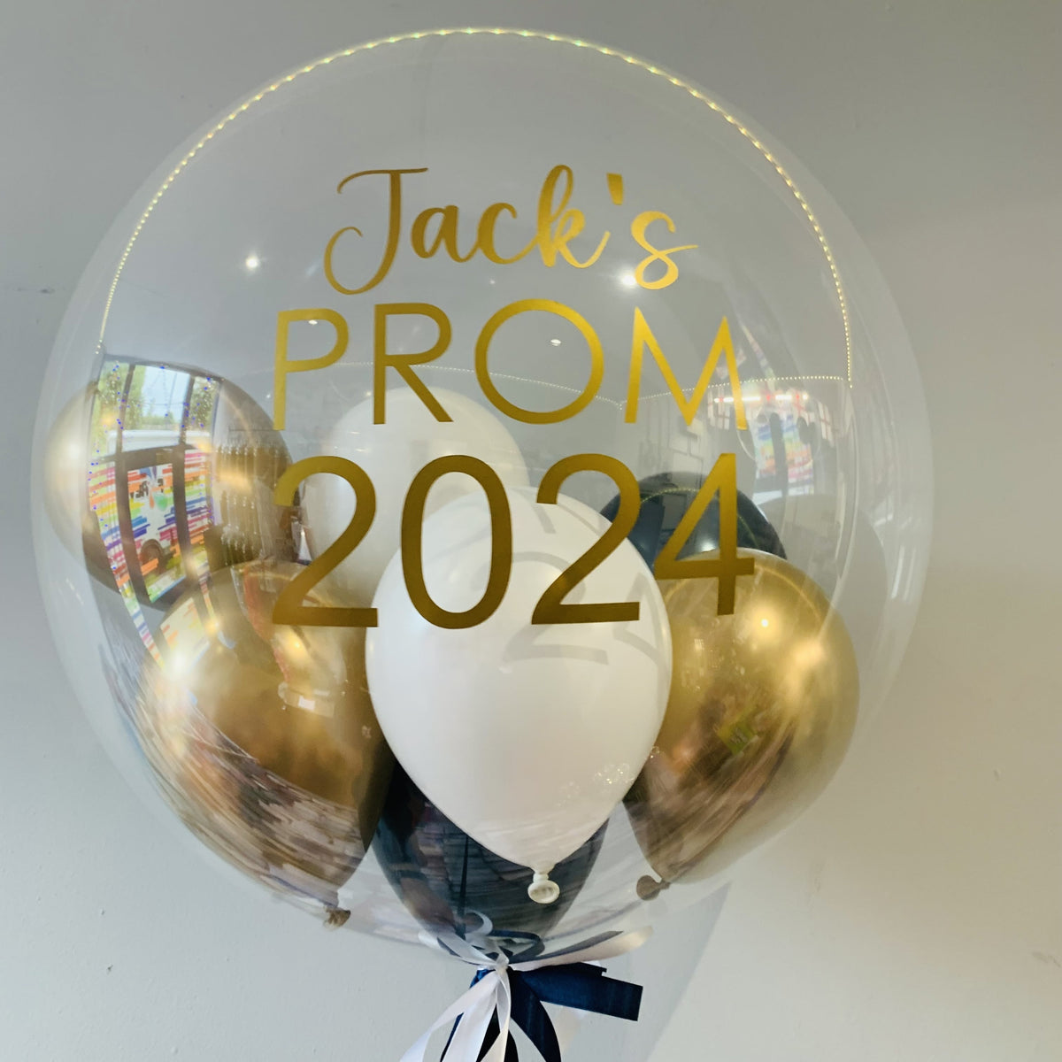 24" Personalised PROM 2025 Bubble Balloon