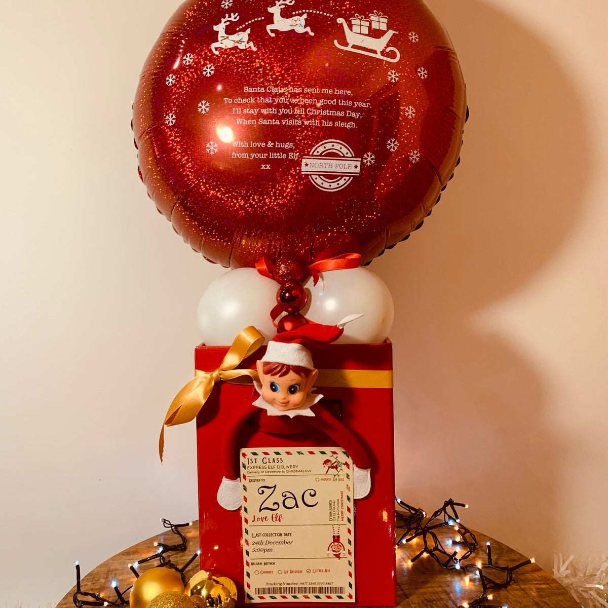 NEW - Elf Return Post Box