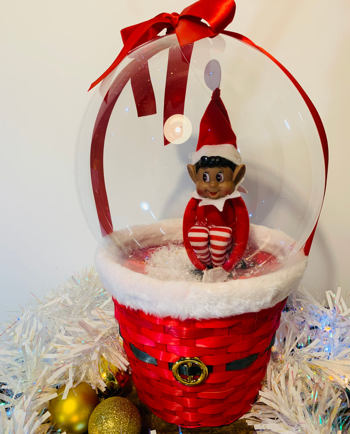 NEW - Elf Return Bubble Balloon Basket