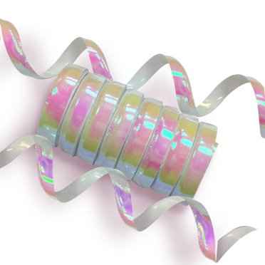 Holographic Throw Streamers - Iridescent