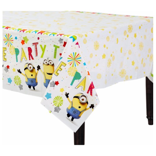 Minions Party Time Paper Table Cover - Each