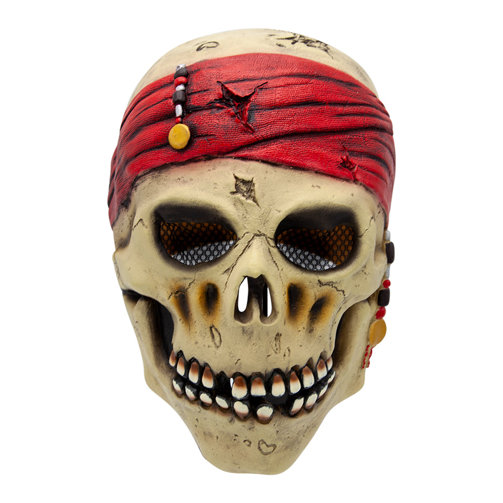 Skeleton Pirate Latex Mask