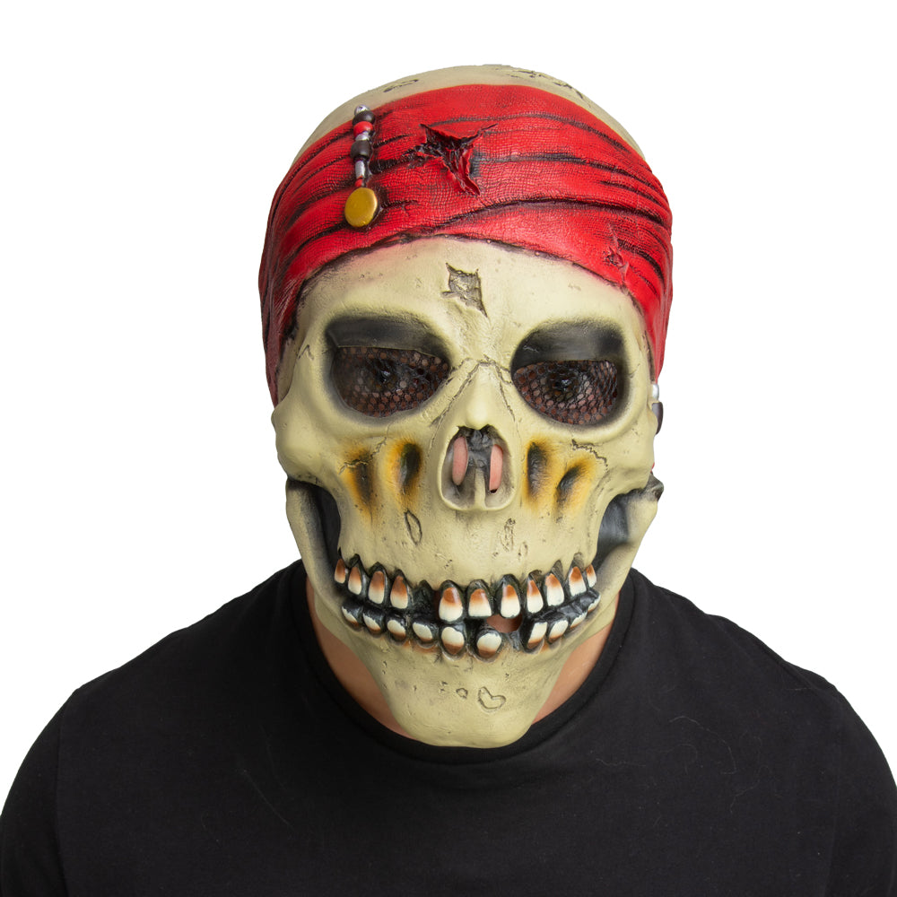Skeleton Pirate Latex Mask