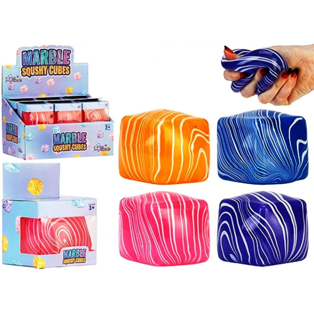 Marble Cube Squishy in Box