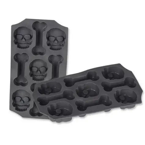 Skull & Bone Ice Cube Tray - 21x12cm