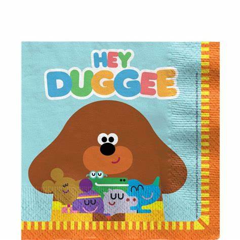 Hey Duggee Party Paper Napkins - 16pk