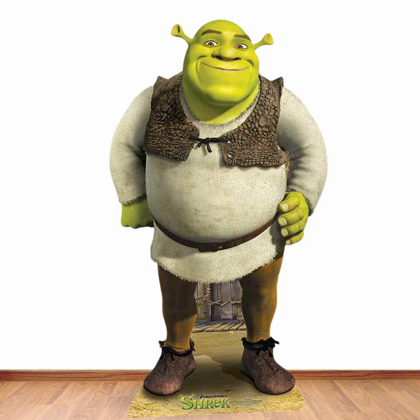 Shrek Cardboard Cut Out Height 170cm