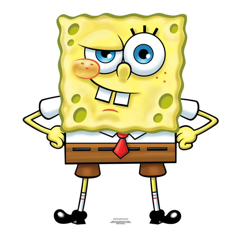 SquarePants Cardboard Cut Out Height 85cm