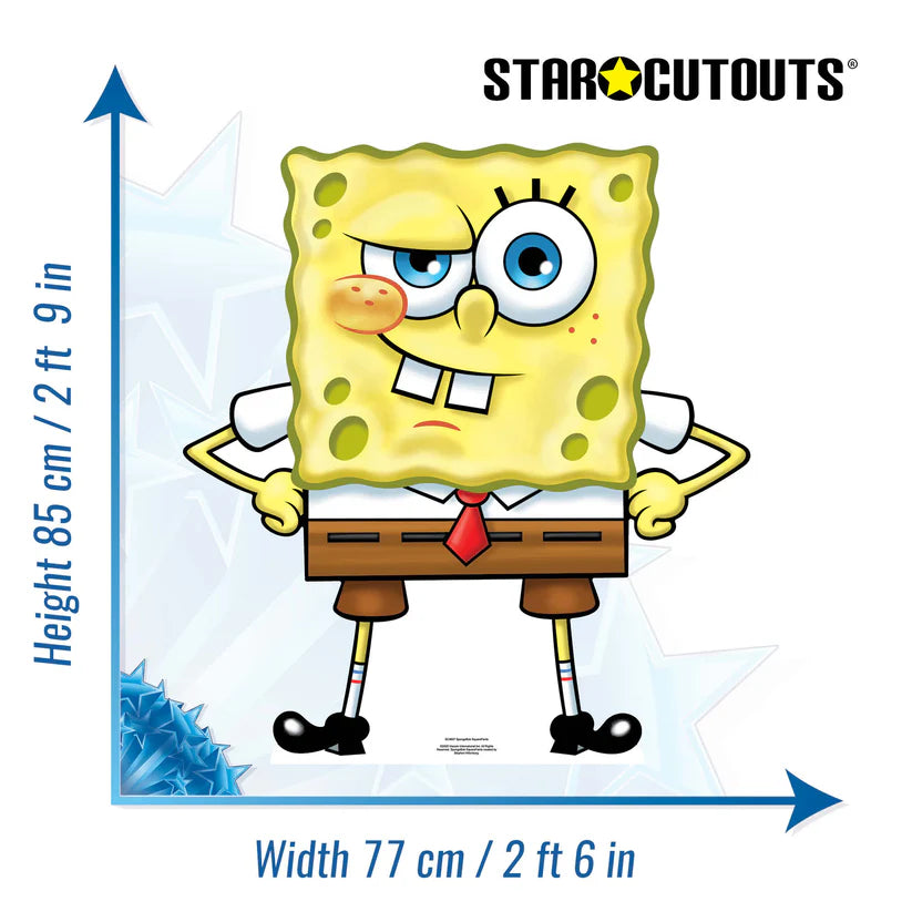 SquarePants Cardboard Cut Out Height 85cm
