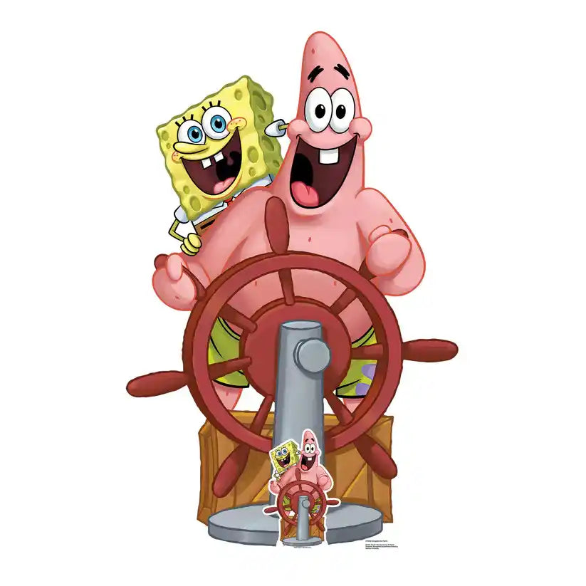 SpongeBob and Patrick Cardboard Cut Out Height 133cm