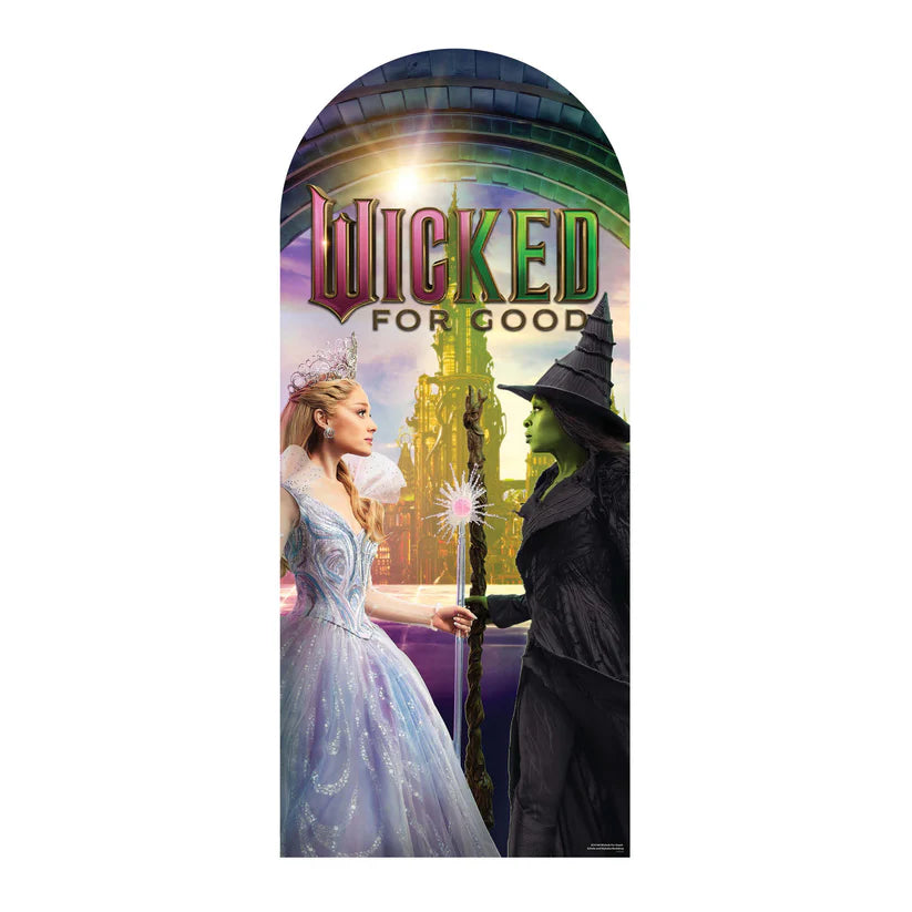 Wicked For Good Glinda Elphaba Emerald City Backdrop Single - Height 185cm