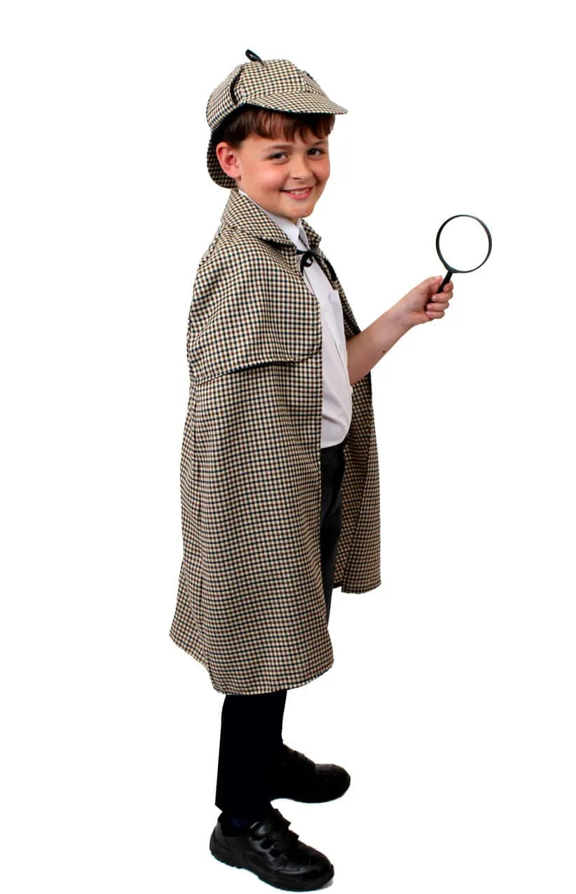 Child's Sherlock Cape & Hat