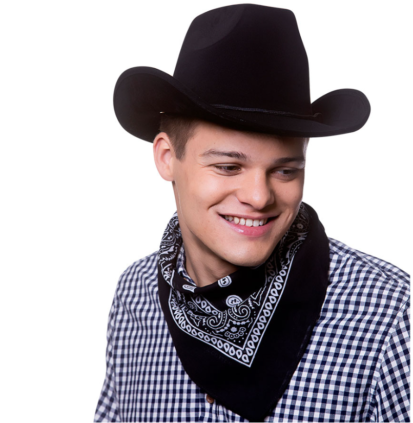Cowboy Bandana - Black