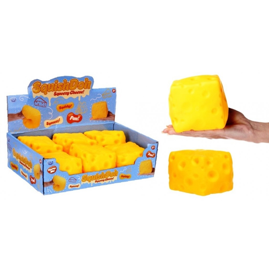 Squishdoh Jumbo Cheese Squishy