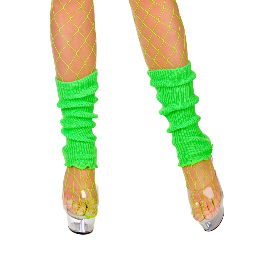 80's Leg Warmers Neon GREEN