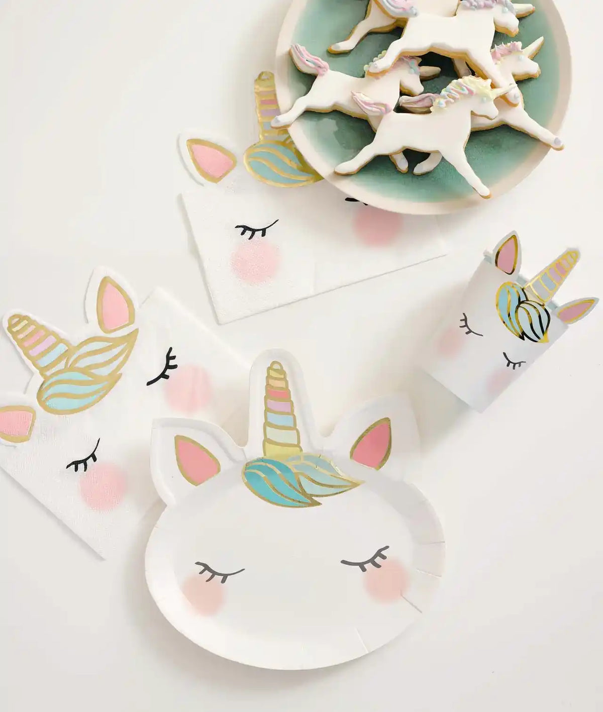 We Heart Unicorns Face Plates - 8pk