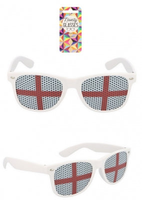 St George England Glasses with Dark Pinhole Lenses (Adult)