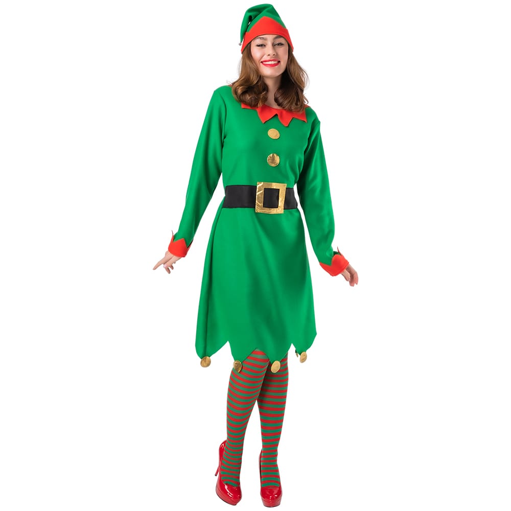 Ladies Santa's Helper Dress & Hat