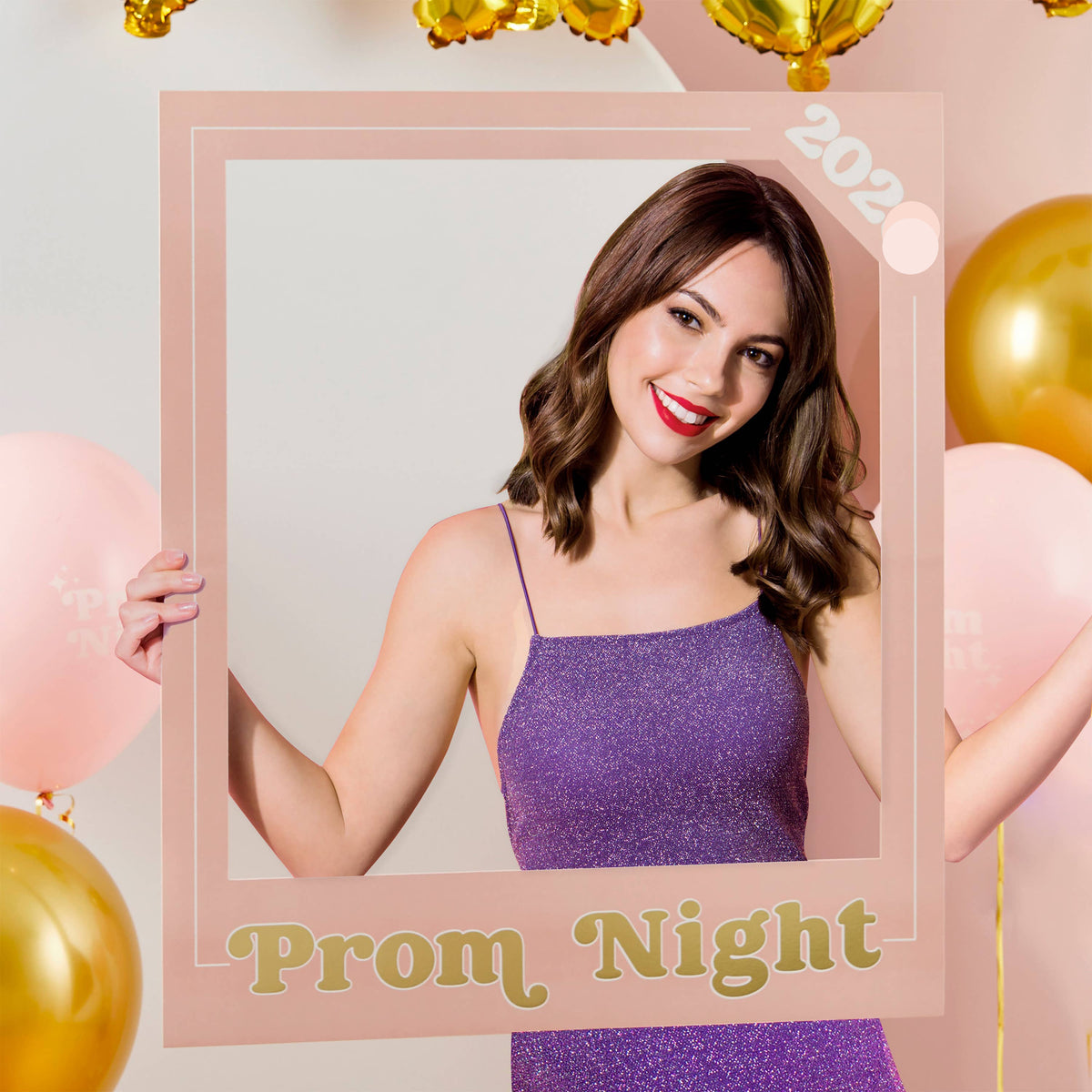 Prom Photo Frame & Year Sticker Sheet