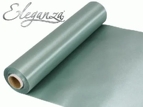Satin Fabric 29cm x 20m - Willow Green