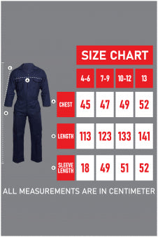 Blue Children's Coveralls Boiler Costume