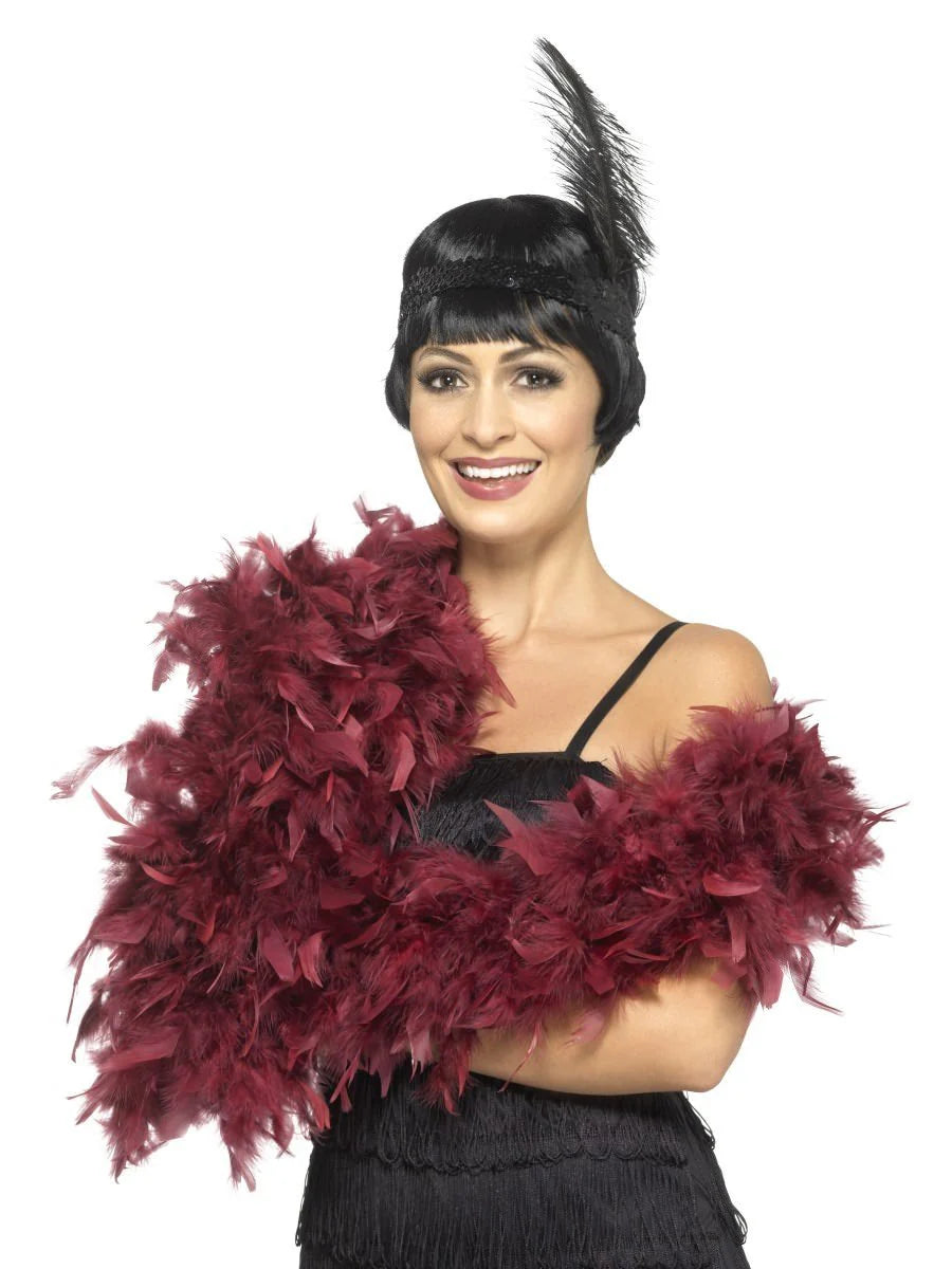 Deluxe Boa, Burgundy, 180cm, 80g