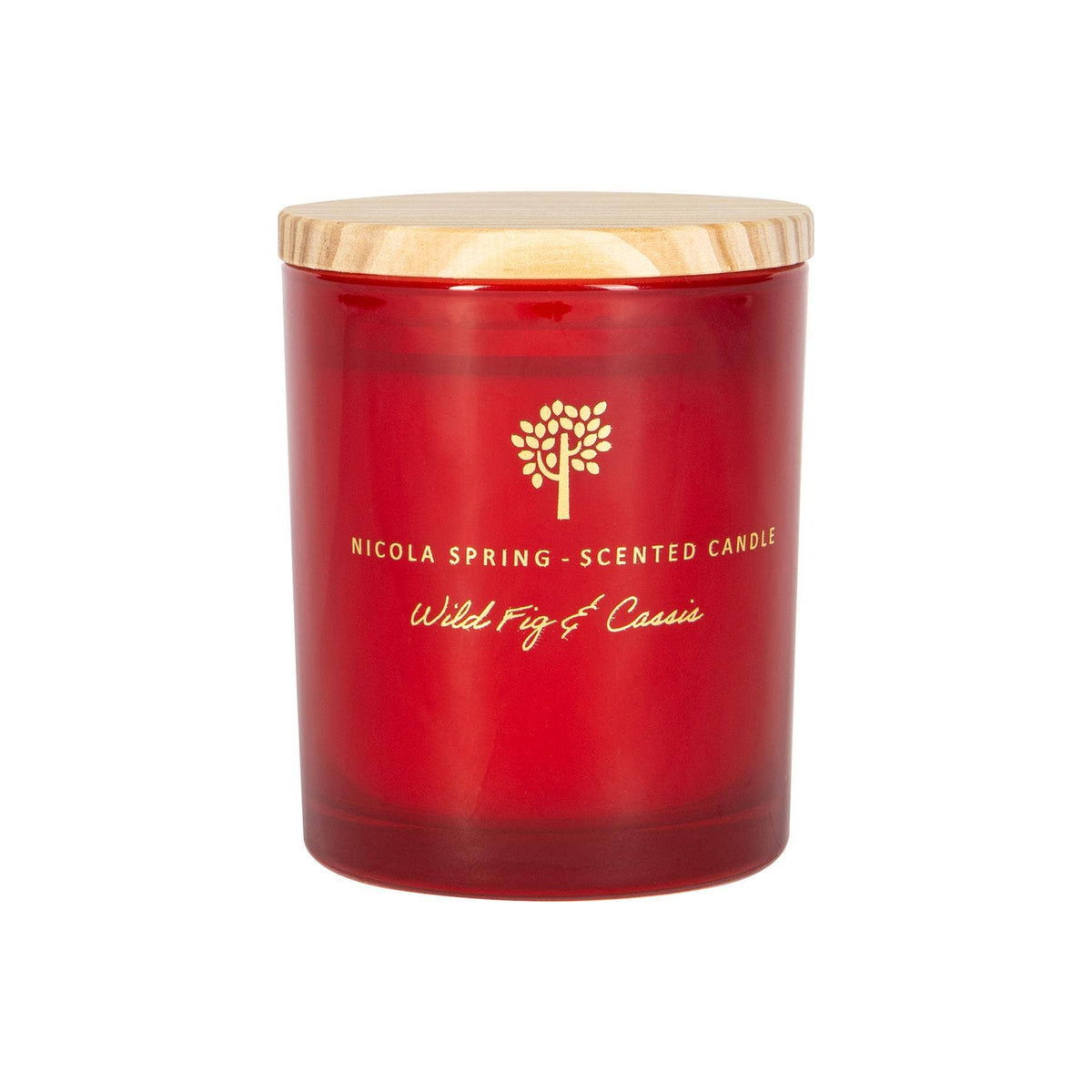 130g Wild Fig & Cassis Soy Wax Scented Candle Nicola Spring