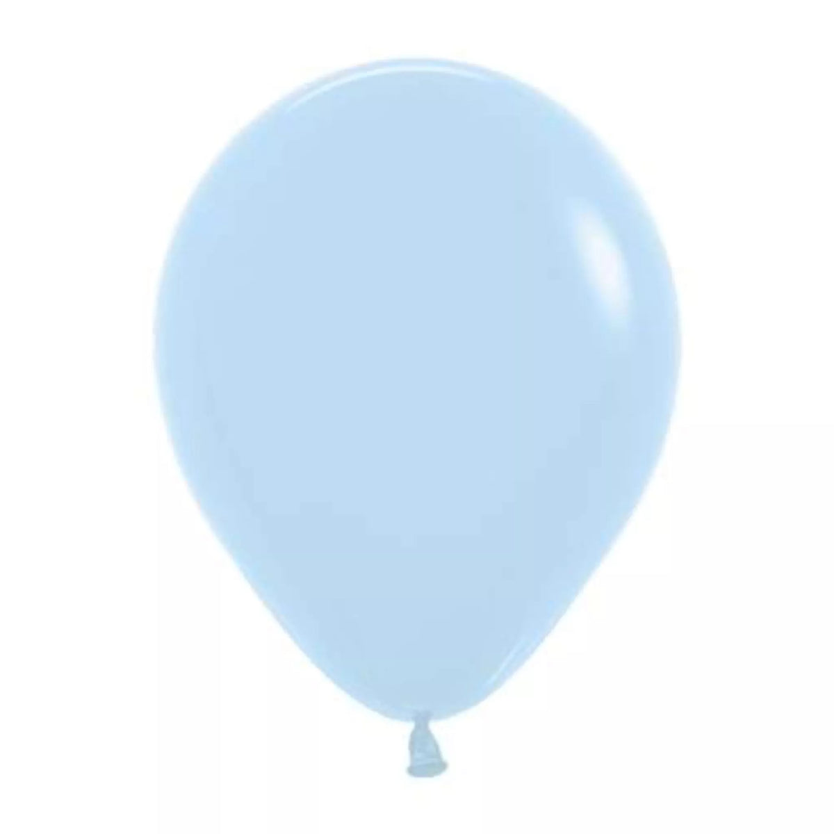 Sempertex Matte Pastel Blue 12" Latex Balloons 50pk