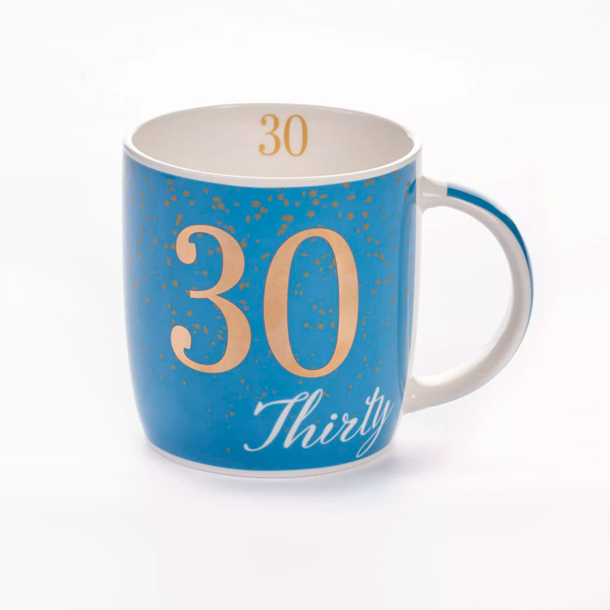 Birthday Mug Age 30 in Blue