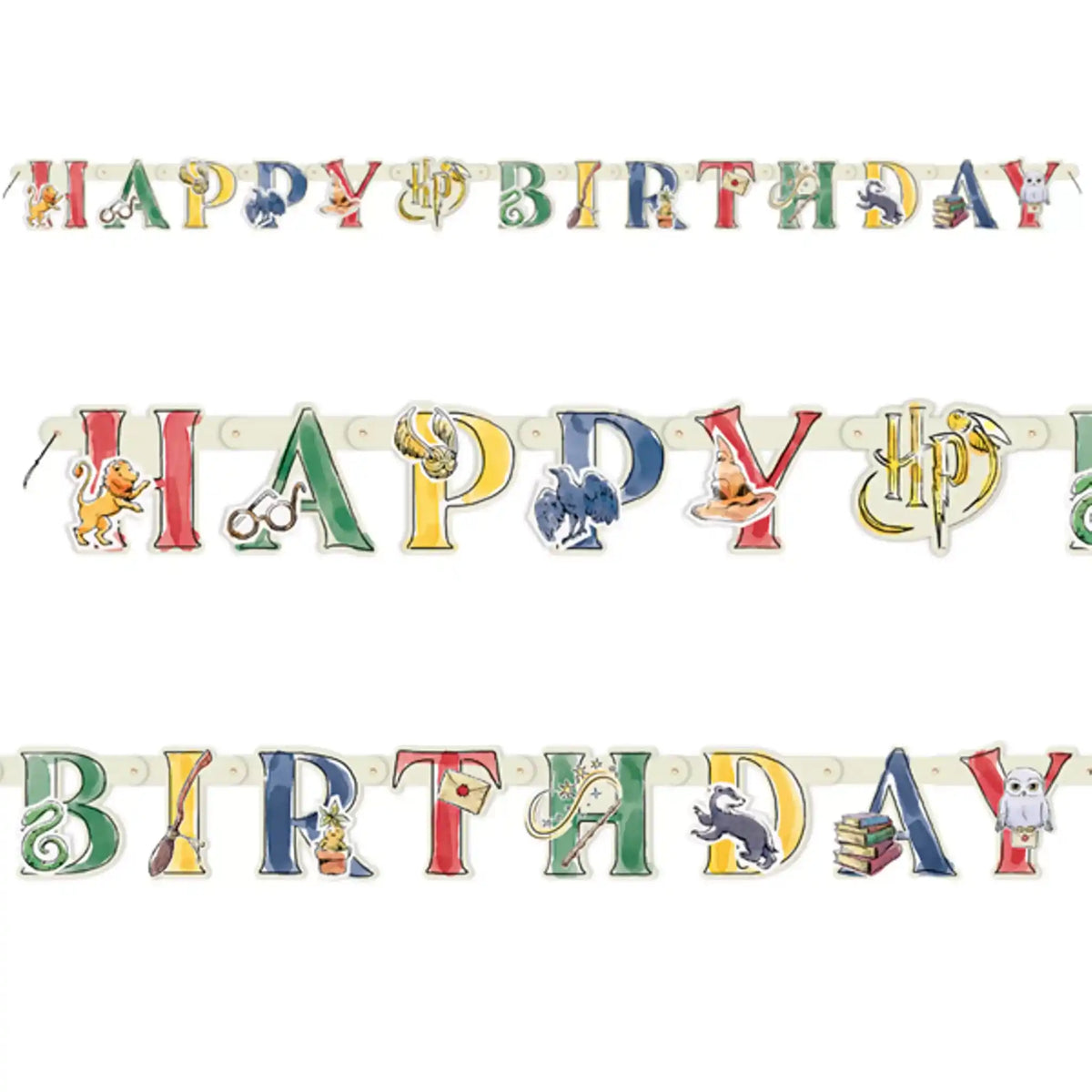 Harry Potter Happy Birthday 6ft Jointed Banner