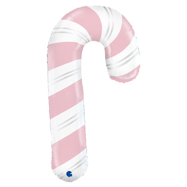 Pink Candy Cane Supershape Balloon