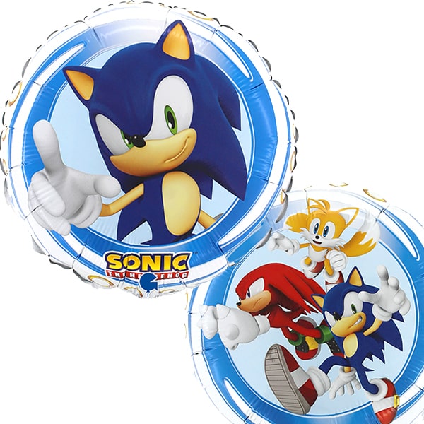 Sonic The Hedgehog & Friends Double Sided 18" Foil Balloon