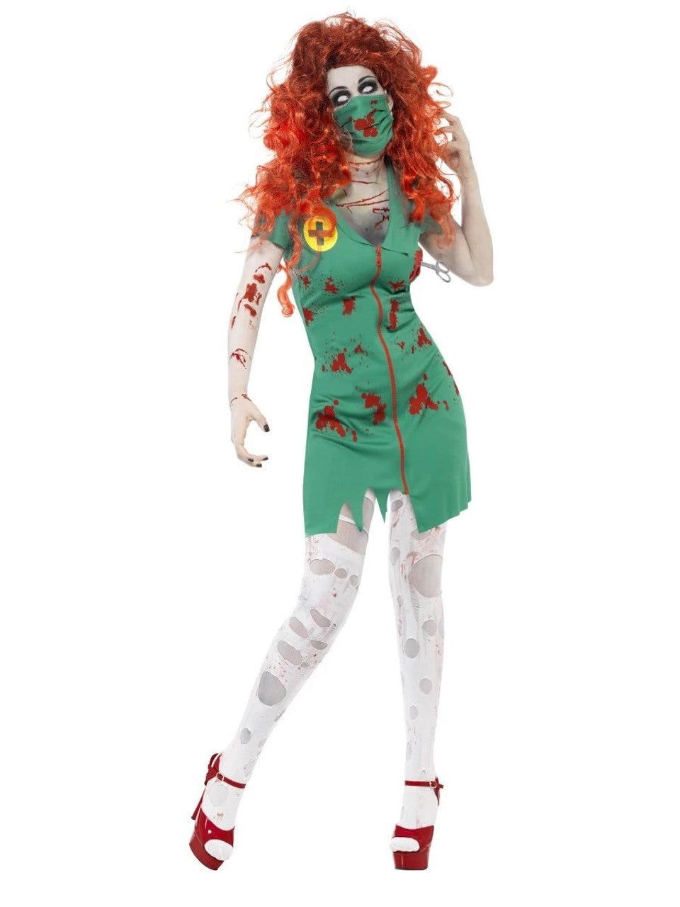 Ladies Zombie Scrub Nurse Costume