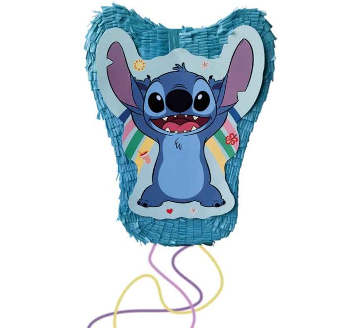 3D Stitch & Angel Paper Pinata