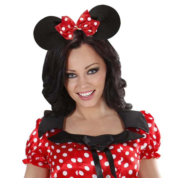 Mouse Headband Dotted Bow