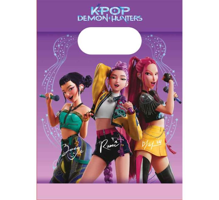 4PK K-POP DEMON HUNTERS PAPER PARTY BAGS