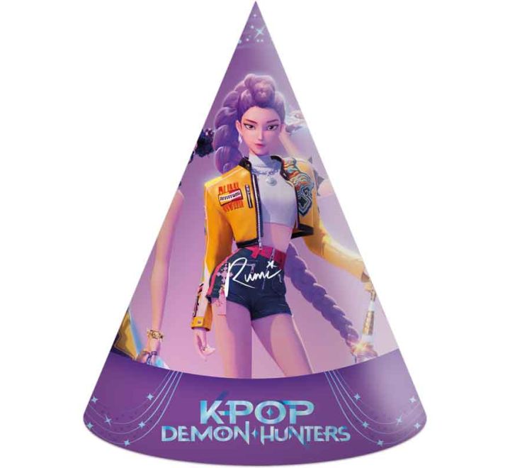 6PK K-POP DEMON HUNTERS PAPER HATS