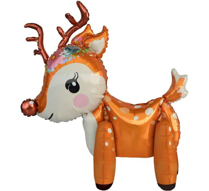 22" Reindeer Shape Christmas Jumbo Foil Balloon