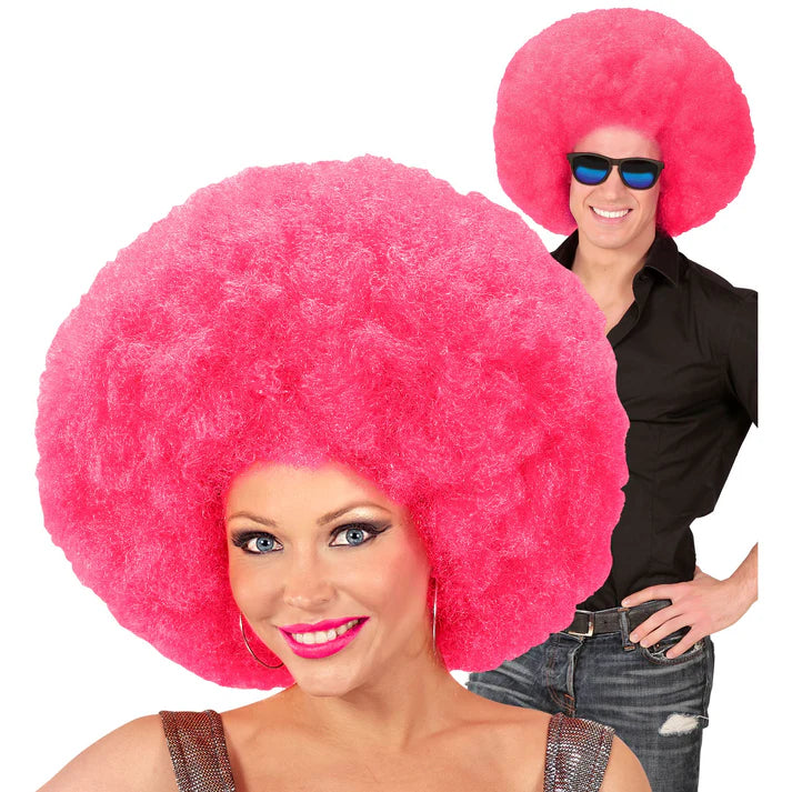 Top Quality Pink Oversized Afro Wig
