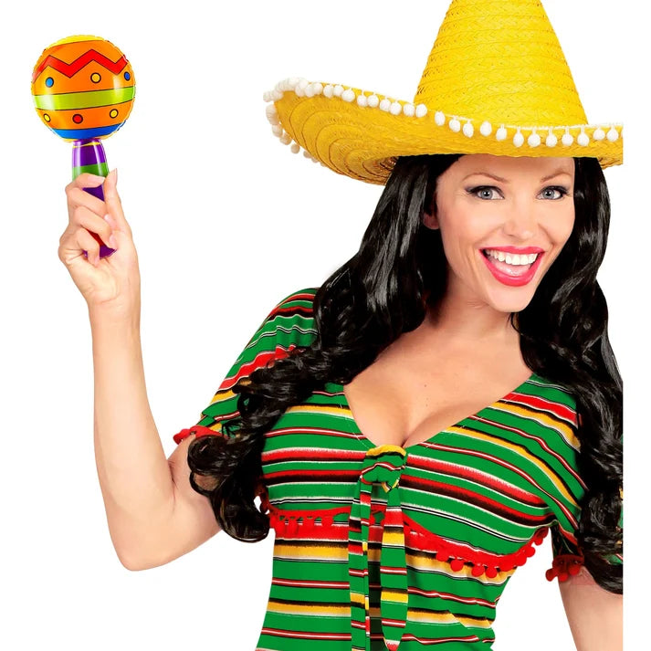 Inflatable Maracas with Jingle Bell