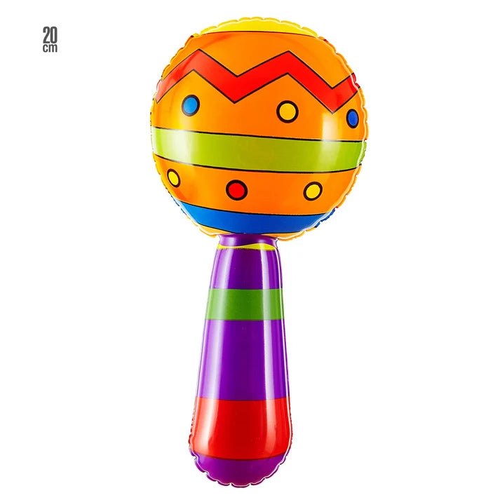 Inflatable Maracas with Jingle Bell