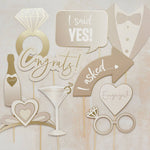 Engagement Photobooth Props 10 Pack