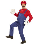 Adult Super Plumber Red Costume