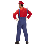 Adult Super Plumber Red Costume